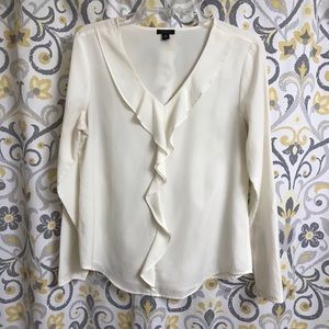 Ann Taylor Off White Blouse
